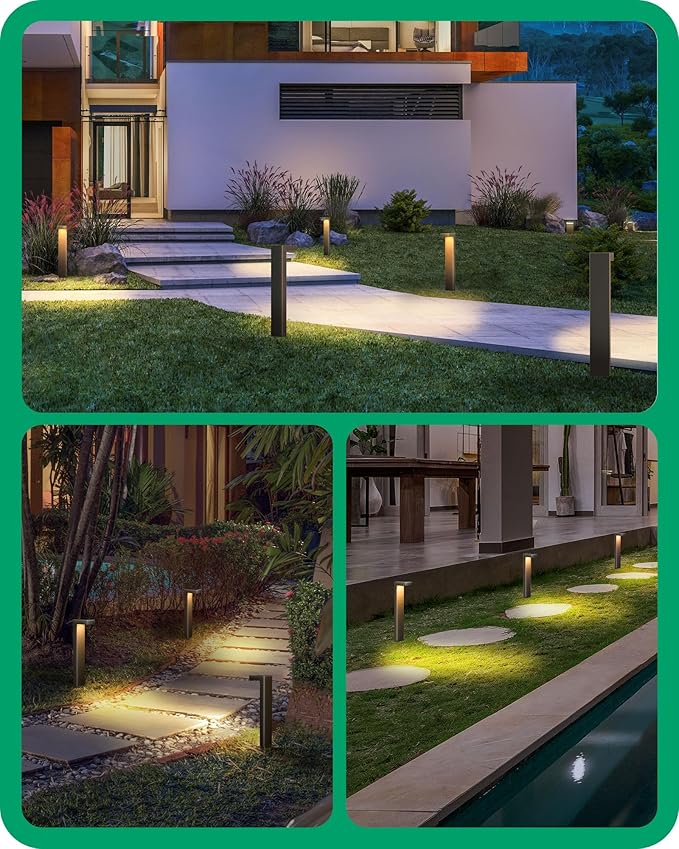 EDISHINE Low Voltage Pathway Lights Wired, 3000K 3.2W 50,000Hrs Waterproof LED Outdoor Landscape Lighting with | Lumora