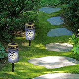 Bats Print Solar Lights Outdoor Waterproof Solar Garden Light Halloween Decoration for Outside Cemetery Grave Yard | Lumora