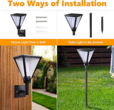 iBaycon 2 Pack 28" Solar Flame Torch Lights, Flickering Flame Garden Lights Outdoor Waterproof, Solar Pathway Light | Lumora