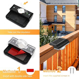 Solar Stair Lights Outdoor Waterproof, 8 Pack Solar Step Lights for Outside Warm White Deck Lighting for Step | Lumora
