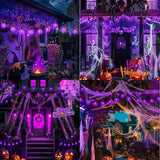 LAMPHOME G40 LED Outdoor Halloween String Lights, 26FT Patio Light with 12+1 Edison Shatterproof Bulbs(1Spare) | Lumora