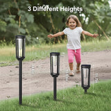 Solar Pathway Lights Outdoor,2 Pack Warm Garden Lights Solar Powered Waterproof IP65,Auto On/Off Outdoor Light for | Lumora