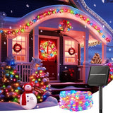 Minetom Solar String Lights for Outside, 33Ft 100 LED Outdoor Solar Fairy Lights, 8 Modes Balcony Lights for Tree | Lumora