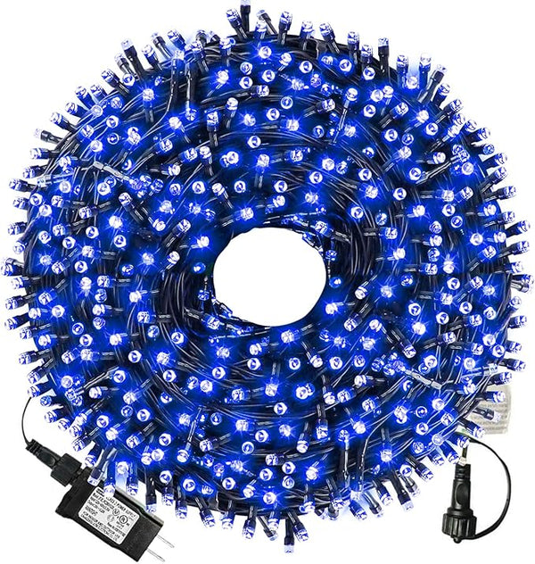 XTF2015 105ft 300 LED Christmas String Lights, End to End Plug 8 Modes Christmas Lights UL Certified Outdoor Indoor | Lumora