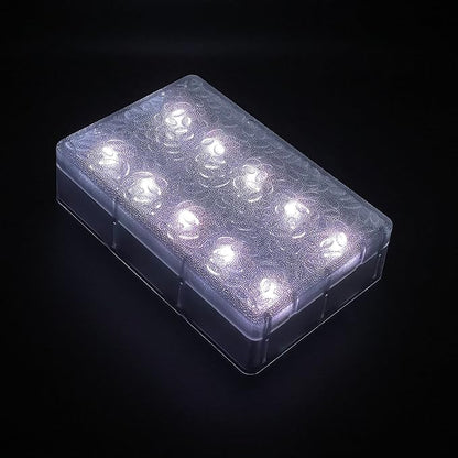 Neutral white 6x9 Solar Paver Lights, Decor Pavement, DIY, +24h lights on, Rechargeable Battery, Strength Polymer, vehicular traffic and water resistent, perfect for sidewalk, Driveway, Pool Deck&more