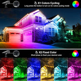 T-SUNUS 8 Pack Solar Color Landscape Spotlights, IP65 Waterproof Solar Powered Spot Light Wall Lights, 2-in-1 | Lumora