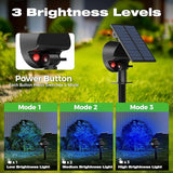 nipify 2 Pack Solar Spot Lights Outdoor Waterproof, Solar Spotlight Light for Outside Yard Landscape Lighting | Lumora