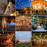 ZOTOYI Outdoor String Lights Waterproof 100 FT, G40 Globe LED Outdoor Lights for Patio with 52 Shatterproof Bulbs(2 | Lumora