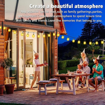 8 Pack 2.8FT String Light Poles,Light Poles for Outside String Lights,Outdoor Light Poles Metal Pole Stand for Patio,Backyard,Deck