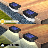LED Solar Step Lights, 16 Pack Solar Deck Lights Outdoor IP65 Waterproof Pool Side Lighting Decor for Stairs Fence | Lumora