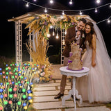 2 Packs Firefly Lights Solar Outdoor, 16 LED Multicolor Solar Walkway Lights Outdoor, Waterproof Garden Decor with | Lumora