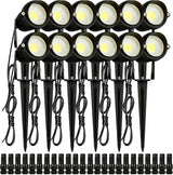 VEVOR Landscape Lighting, 6W Low Voltage LED Landscape Lights, IP66 Waterproof Landscape Spotlights Yard Lawn | Lumora
