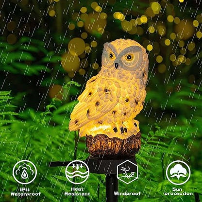 Eagle Solar Garden Lights - Outdoor Decor with LED Path Lights, Animal Statue