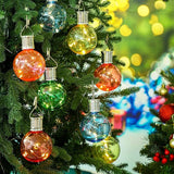 10 Pcs Christmas C9 Solar Light Bulbs Jumbo Hanging LED Light Bulb with Clip Waterproof Outdoor Garden Hanging | Lumora