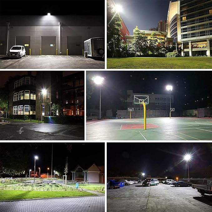 Olafus 130W Flood Lights Outdoor, 13000lm LED Work Light Plug in, 6500K Daylight White Led Flood Light Outdoor | Lumora