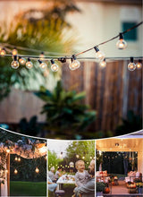 Outdoor String Light 55Feet G40 Globe Patio Lights with 52 Edison Glass Bulbs(2 Spare), Waterproof Connectable | Lumora