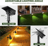 Kingsyard Solar Lights Outdoor Waterproof IP68, 47 LEDs 3 Lighting Modes USB & Solar Powered Garden Yard Pathway | Lumora