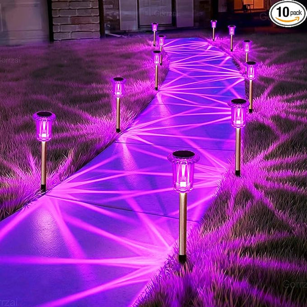 Halloween Solar Lights Outdoor 15 Pack Solar Pathway Lights Outdoor Halloween Decorations Waterproof Yard Lighting | Lumora