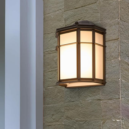 Maxxima Black Aluminum Outdoor LED Wall Pack Light - Featuring Automatic Dusk to Dawn Photocell Sensor, 1200 Lumens, 3000K Warm White, Decorative Sconce Lighting for Porch or Patio