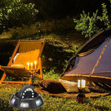 Operitacx 4pcs Outdoor In-ground Solar Lights with Rotatable Side Glow, White and Colored LED Garden Pathway Lights | Lumora
