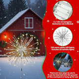 Twinkling Starburst Christmas Tree Star Topper Fairy Light 40 of 160 LED Lights - Outdoor Lighting Accessory | Lumora
