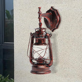 Brass Retro Wall Lamp – Vintage Industrial Sconce with E27 Socket, 5W Max - Outdoor Light Socket | Lumora