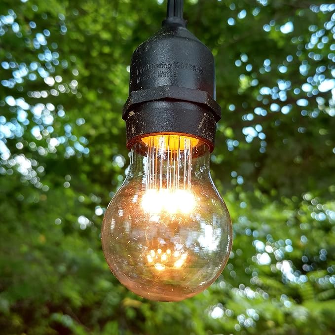 Hometown Evolution, Inc. E26 Commercial String Lights with 16 Gauge Wire (24 Foot 12 - Outdoor Security Flood Light | Lumora