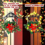 Ganeen 2 Pcs Nativity Scene Yard Stakes Metal Christmas Outdoor Decorations Solar Stake LED Lights Cemetery Grave | Lumora