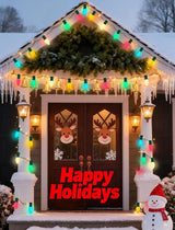 Abeja C9 Multicolor Christmas Light Outdoor, 25Ft Vintage Christmas String Lights with 26 Multicolored Bulbs | Lumora
