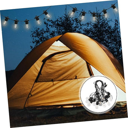 Didiseaon 15m Led String Lights for Outdoor Decor Canopy Lights Shatterproof Bulbs for Parties Christmas and Backyard Gatherings