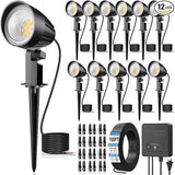 All-in-One Low Voltage Landscape Lighting Kit 12W LED Landscape Lights with 150W Transformer 2700K 12V-24V | Lumora