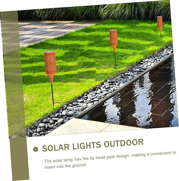 Solar Pathway Lights Unique Flower Design for Outdoor Garden Decoration Automatic Charging Lighting for Patios Driveways Landscapes