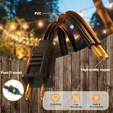 100FT Outdoor LED String Lights with 50+2 Shatterproof G40 Vintage Bulbs,Shatterproof &Waterproof Patio Lights for | Lumora