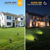 L LOHAS LED 5W Dusk to Dawn Outdoor Lighting, Auto On/Off 3000K Landscape Outdoor Spotlight, IP66 Waterproof Plug | Lumora