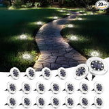 SOLPEX Solar Lights Outdoor Waterproof, 20 Pack Solar Ground Lights, Solar Garden Lights Landscape Lighting for | Lumora