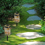 Solar Garden Stake Lights Outdoor Waterproof Cemetery Lights Sunflower Mushroom LED Lantern Cemetery Decorations | Lumora