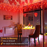 66ft Icicle Lights for Outside, Red Christmas Lights Outdoor Waterproof for House, 640 LED Twinkle Tree Lights with | Lumora