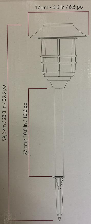 HGTV Solar Pathway Lights 8pc Set