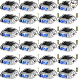 VEVOR Driveway Lights 24-Pack, Solar Driveway Lights with Switch Button, Solar Deck Lights Waterproof, Wireless | Lumora