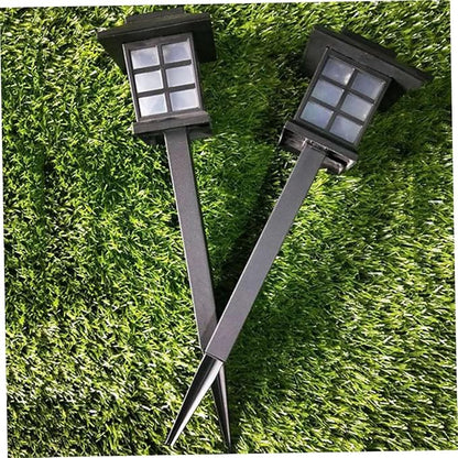 ARTIBETTER 5pcs Solar Pathway Lights Solar Garden Lights for Outdoor Walkway Lawn Patio Driveway Automatic Easy Installation Black