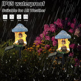 Mushroom Solar Lights Outdoor, Waterproof Fairy Houses Light Mushroom Garden Decor Decorative Solar Powered Garden | Lumora