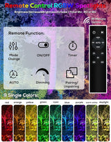 ZYAN Solar Color Changing RGB Spotlights with Remote, Separate Monocrystalline Panels & USB-C Powered 12000mAh Auto | Lumora