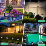 12-Pack Solar Walkway Lights,Solar Pathway Lights Outdoor, Auto Charge/Discharge Ground Lamp , IP44 Waterproof | Lumora