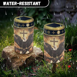 Eagle and Cross Pattern Solar Garden Stake Lights Grave Lamp for Outdoor Cemetery Waterproof Dustproof Flameless | Lumora