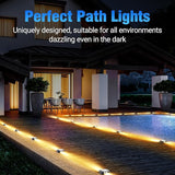 Quntis Solar Driveway Lights Outdoor Waterproof 12 Pack, LED Solar Deck Lights Dock Lighting, Dusk to Dawn Fast | Lumora