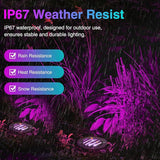 SUNVIE RGBW Well Lights Landscape LED In Ground Color Changing Low Voltage Well Lights 12-24V Waterproof Outdoor | Lumora