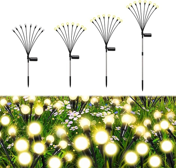 Firefly Lights Solar Outdoor, 8 Modes 800mAh Swaying Solar Firefly Garden Lights Stakes Outdoor Waterproof for | Lumora