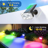 LETMY Solar Spot Lights Outdoor Waterproof with Bigger LED, 4 Pack 135°Adjustable Solar Lights Outdoor, 2-in-1 Wall | Lumora