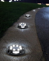Biling Solar Outdoor Lights Walkway Lights 12 Packs, Bright Solar Ground Lights Uplight Sidelight Waterproof for | Lumora