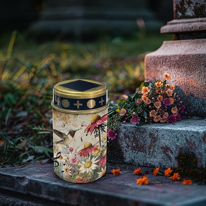 Hummingbird Flower Solar Garden Lights Outdoor Flameless Pathway Lights LED Solar Lantern Landscape Decorative | Lumora